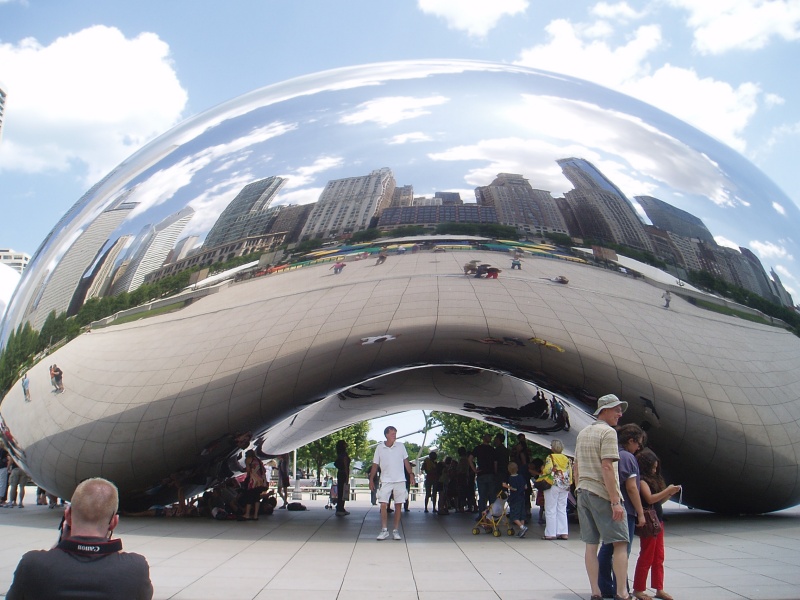 Cloud Gate The Bean Millennium Park, What Is The Big Mirror Ball In Chicago