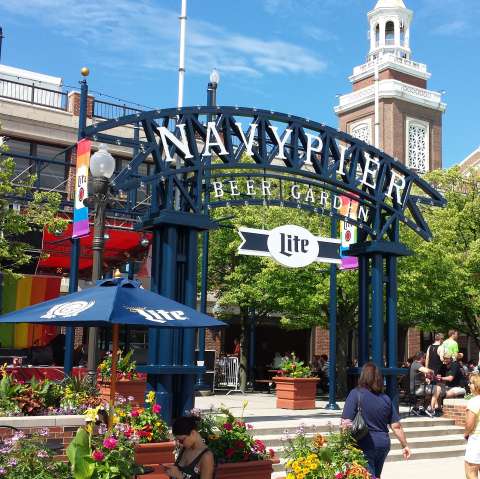 Navy Pier Pier Garden Navy Pier Chicago Navy Pier Chicago