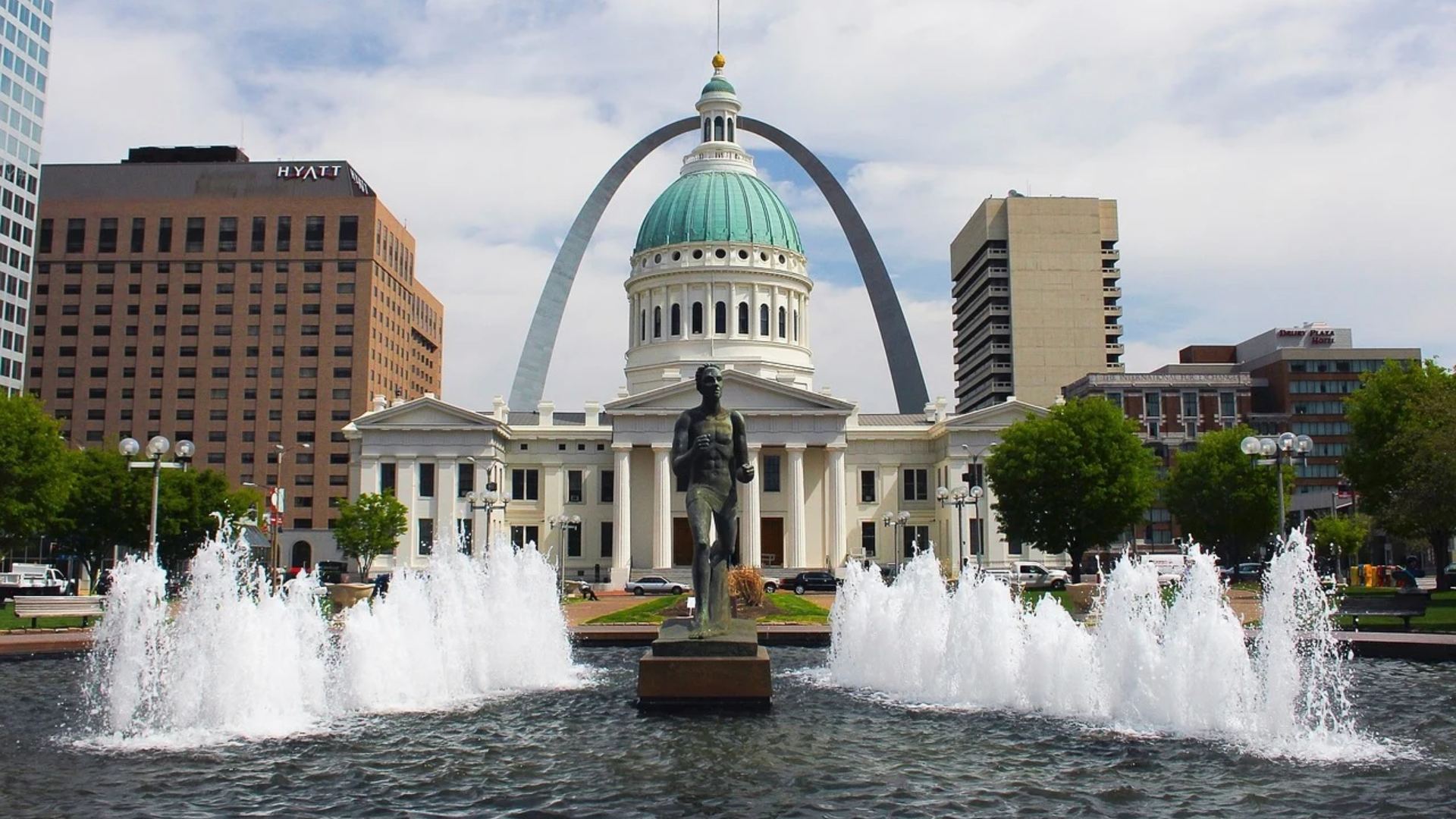 St. Louis Capitol and Gateway Arch